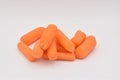 Peeled Baby Carrots Royalty Free Stock Photo