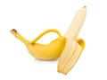 Peeled banan Royalty Free Stock Photo