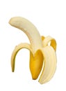 Peeled banana Royalty Free Stock Photo