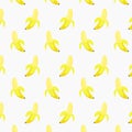 Peeled Banana Pattern Design Royalty Free Stock Photo