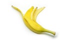 Peeled banana skin Royalty Free Stock Photo