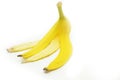 Peeled banana skin Royalty Free Stock Photo