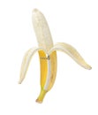 Peeled banana with zip