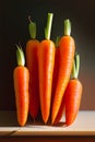 Peeled carrots-rabbits love them so much ! Royalty Free Stock Photo