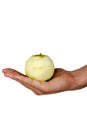 Peeled Granny Smith Apple Royalty Free Stock Photo