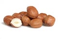 Peeled hazelnut Royalty Free Stock Photo