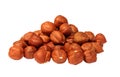 Peeled hazelnut Royalty Free Stock Photo