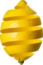 Peeled lemon