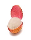 Peeled lychee Royalty Free Stock Photo