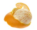 Peeled orange Royalty Free Stock Photo