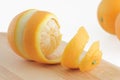 Peeled orange Royalty Free Stock Photo