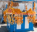 Peeled oranges