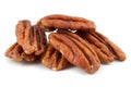 Peeled pecan nuts Royalty Free Stock Photo