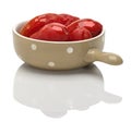 Peeled plum tomatoes Royalty Free Stock Photo