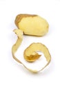Peeled potato Royalty Free Stock Photo