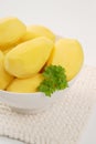 Peeled potatoes Royalty Free Stock Photo