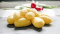 Peeled Potatoes Royalty Free Stock Photo