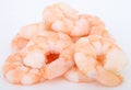 Peeled prawns Royalty Free Stock Photo