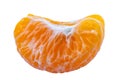 Peeled ripe segment orange fruit Royalty Free Stock Photo