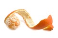 Peeled tangerine Royalty Free Stock Photo