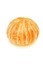 Peeled tangerine. Royalty Free Stock Photo