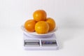 tangerines peeled and peeled on scales Royalty Free Stock Photo