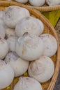 Peeled young coconuts Royalty Free Stock Photo