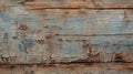 Peeling Blue Paint On Old Wooden Surface - Realistic Landscape Texture