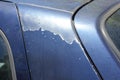 Peeling car Paintwork Royalty Free Stock Photo