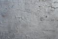 Peeling cracked graffiti paint of silver color Royalty Free Stock Photo