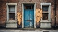 peeling dublin doors Royalty Free Stock Photo