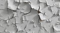 Peeling old paint texture, cracks in torn paper sheet, isolated on transparent background, modern realistic 3d Royalty Free Stock Photo