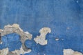 Peeling paint on cement wall texture. Royalty Free Stock Photo