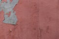 Peeling paint on cement wall texture. Royalty Free Stock Photo