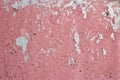 Peeling paint on cement wall texture. Royalty Free Stock Photo