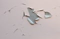 Peeling paint, home maintenance Royalty Free Stock Photo
