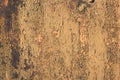 Peeling paint rusting metal rough texture.  background of peeling paint and rusty old metal Royalty Free Stock Photo