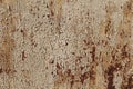 Peeling paint rusting metal rough texture.  paint with rusty metal texture Royalty Free Stock Photo