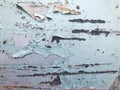 Peeling paint on wall, abstract crack wallpaper