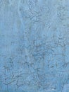 Peeling paint on wall seamless texture. Pattern of rustic blue grunge material Royalty Free Stock Photo