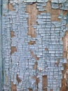 Peeling paint on wall seamless texture. Pattern of rustic blue grunge material. Royalty Free Stock Photo