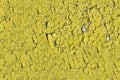 Peeling paint on wall seamless texture. Pattern of rustic yellow grunge material. Royalty Free Stock Photo