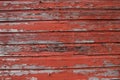 Peeling red paint on an old barn or shed Royalty Free Stock Photo