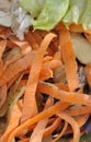 Peelings carrots