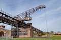 historic conveior belt and crane to transport charcoal to the power plant to produce energy