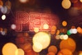 Peep show neon sign