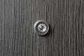 Peephole door eye look hole from spy security, safety close-up Royalty Free Stock Photo