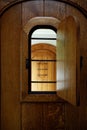 Peephole window Royalty Free Stock Photo