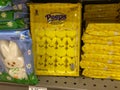 The Peeps marshmallow bunny and easter candy aisle of a Publix Grocery Store