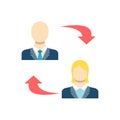 Peer to Peer Related Vector Icon